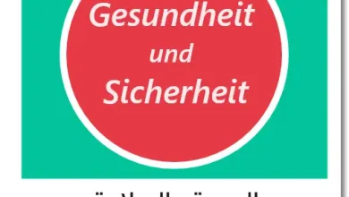 مفردات الصحة والسلامة باللغة الألمانية
