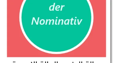 حالة الرفع في اللغة الألمانية - der Nominativ