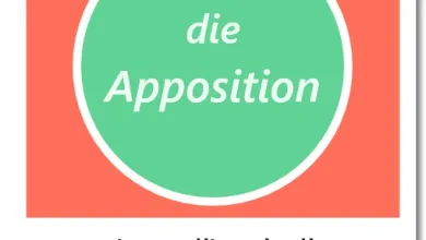 البدل في اللغة الألمانية - die Apposition