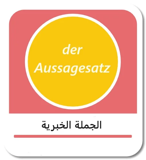 الجملة الخبرية في اللغة الألمانية (der Aussagesatz)