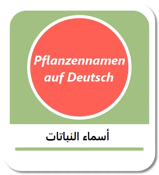 أسماء النباتات باللغة الألمانية
